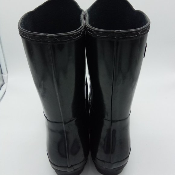 ROMA Black Epaga Lace Up Rain Rubber Combat Boots Sz 8 - Picture 3 of 12